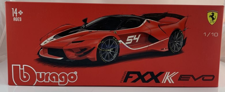 ミニカー 1/18 Ferrari FXX K EVO #54 Bburago FERRARI FXX-K Evo 54 signature 1:18 Bburago 16908 > Bburago
